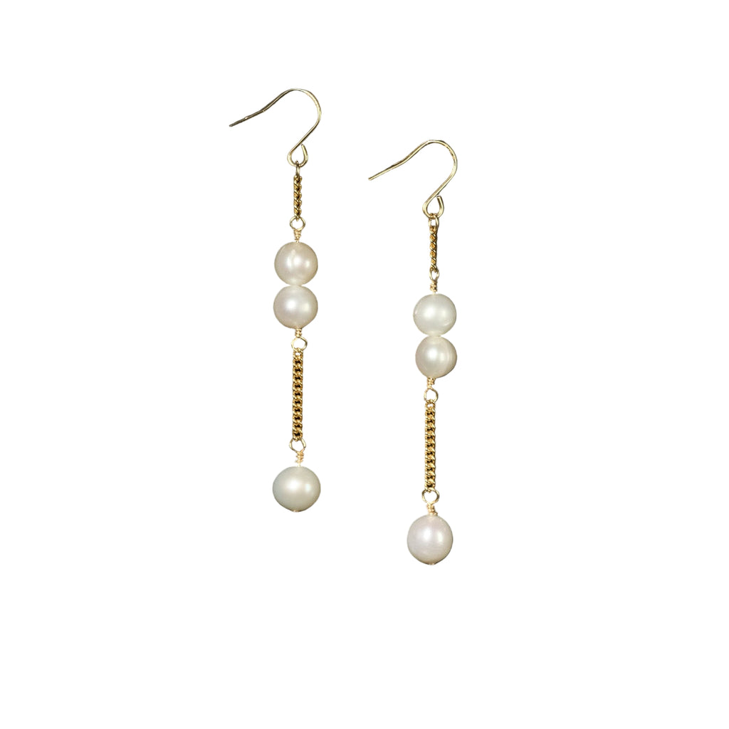 Serenity Freshwater Pearl Drop Earrings