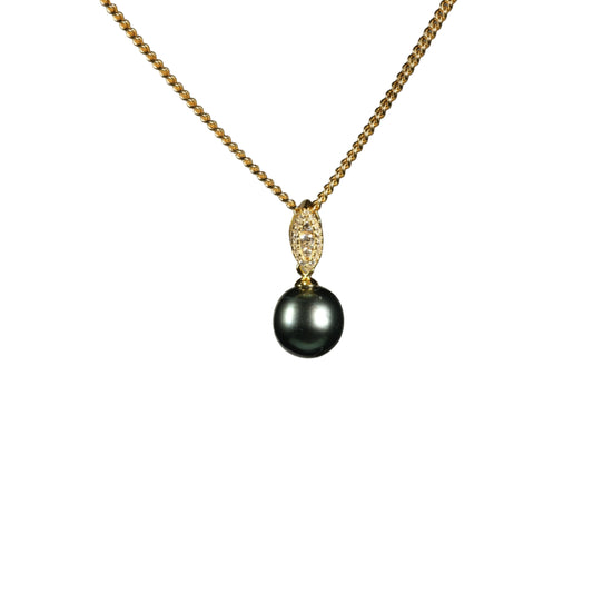 Healani Dark Tahitian Pearl Necklace