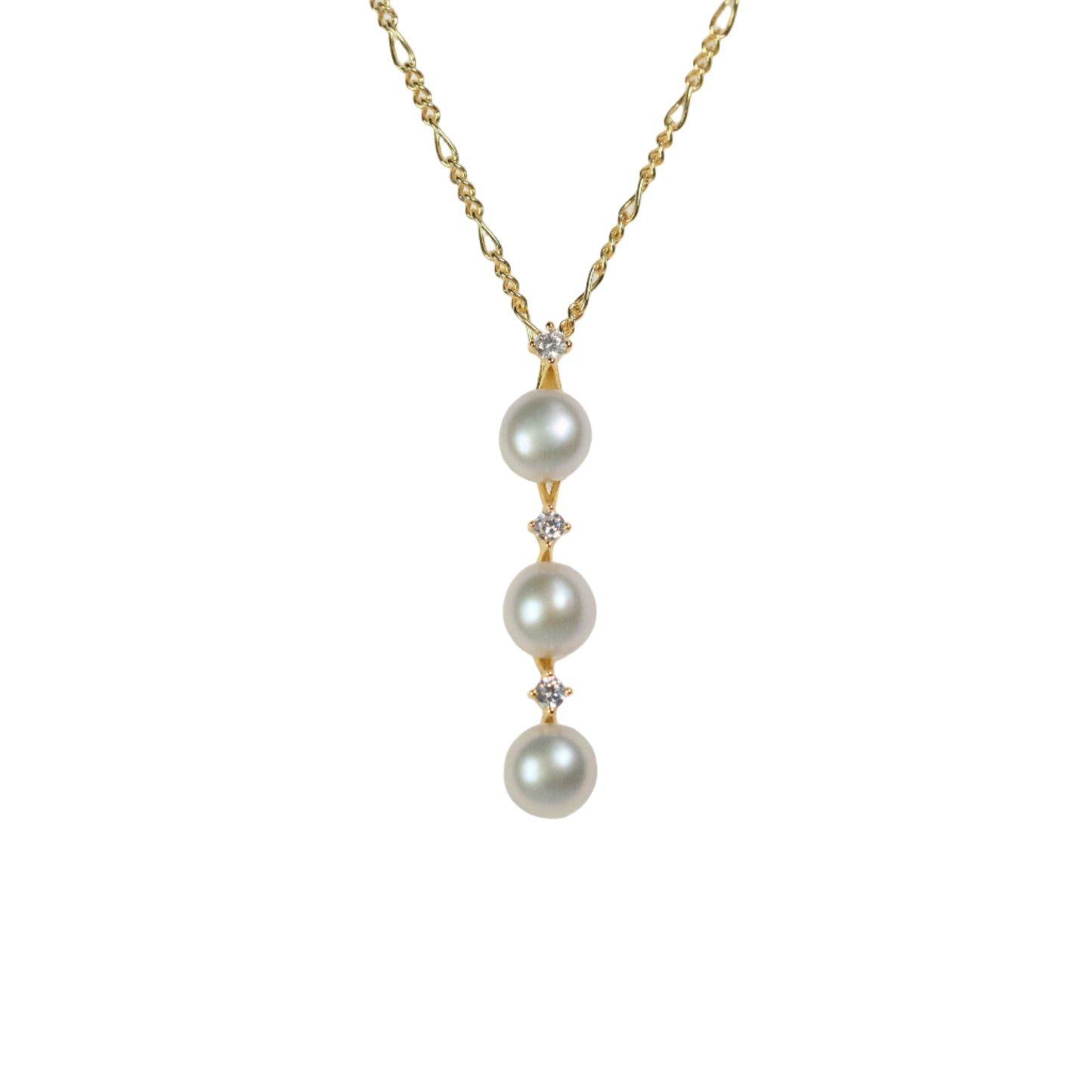 Mailani Akoya Triple Pearl Necklace