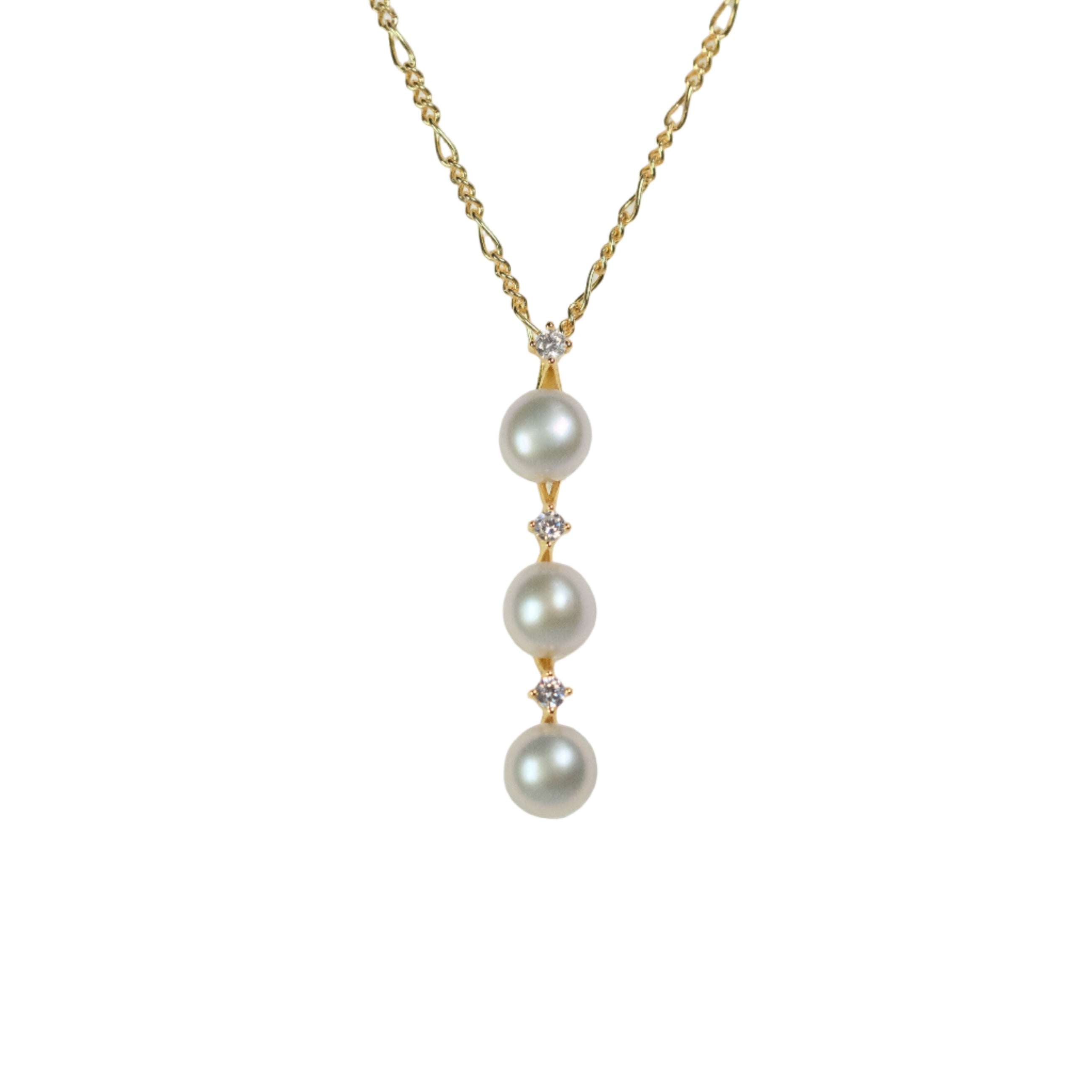 Mailani Luminous Triple Freshwater Pearl Necklace