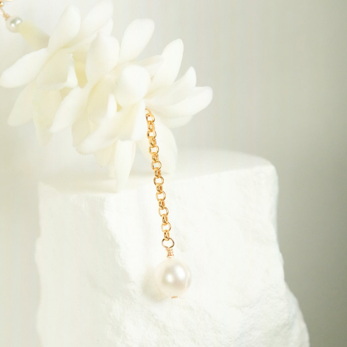 Pua Pikake Drop Down Earrings