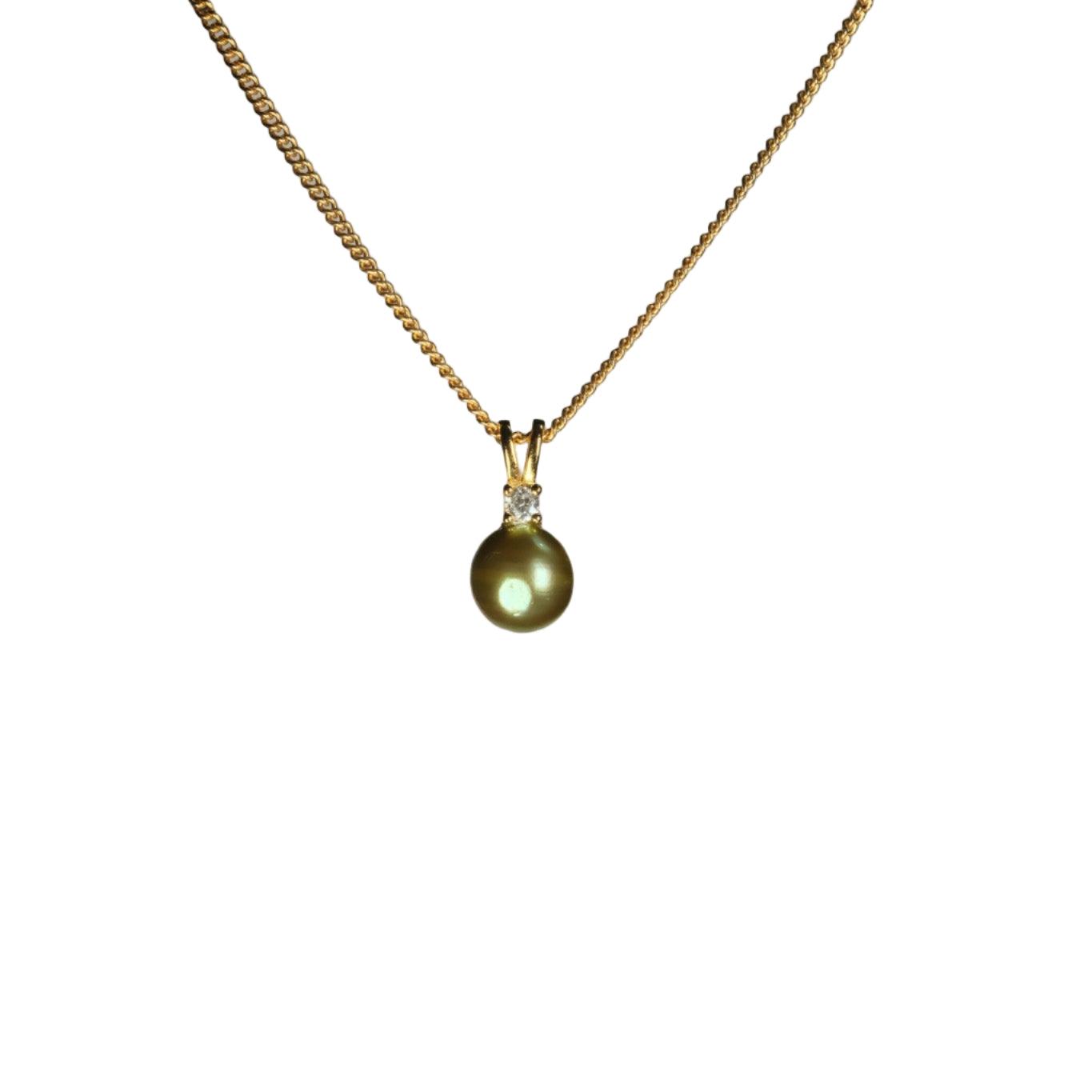 Kalani Pistachio Tahitian Pearl Necklace