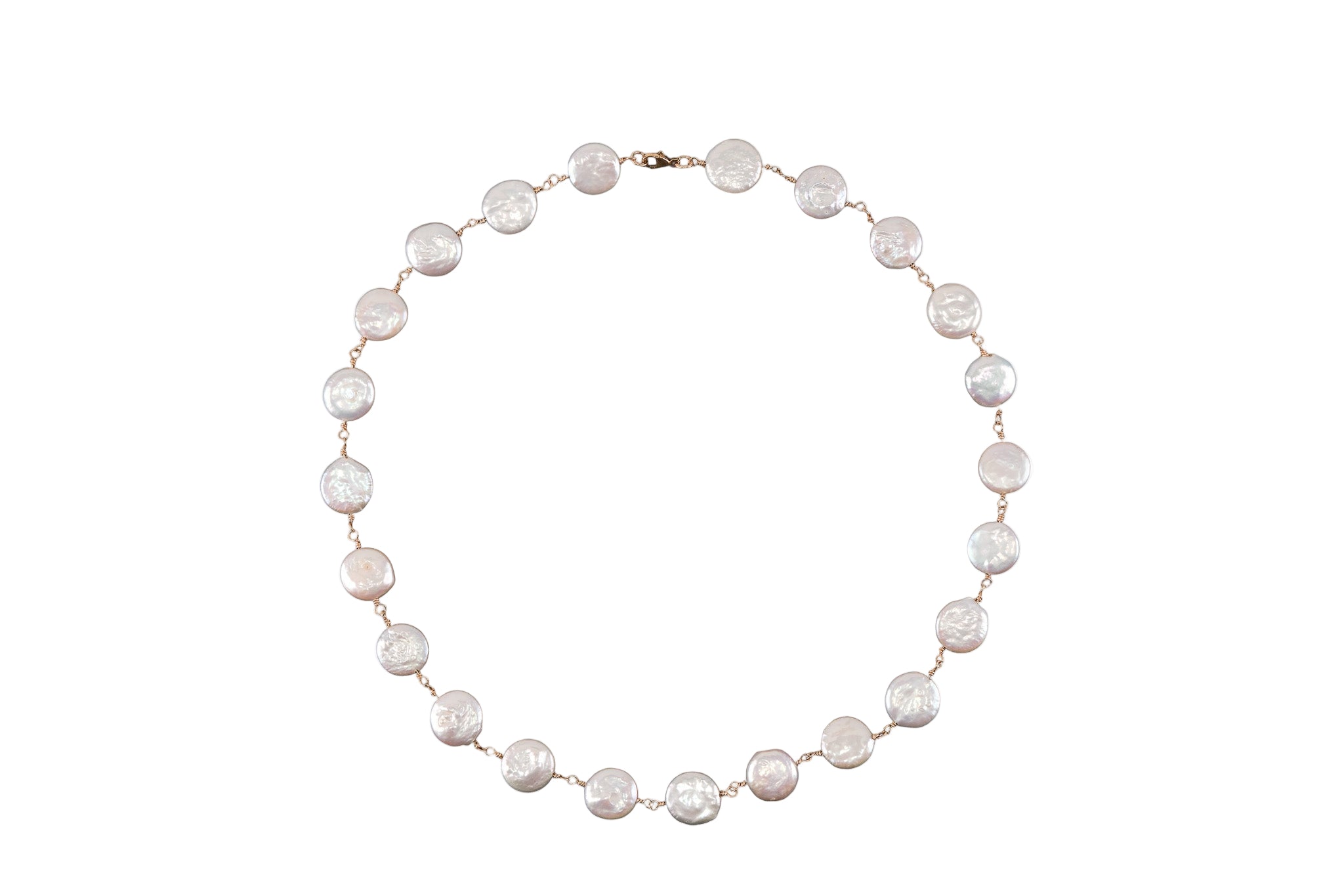 Oasis Coin Pearl Statement Necklace