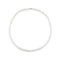 The Minimalist Baroque Rice Pearl Layering Choker Necklace