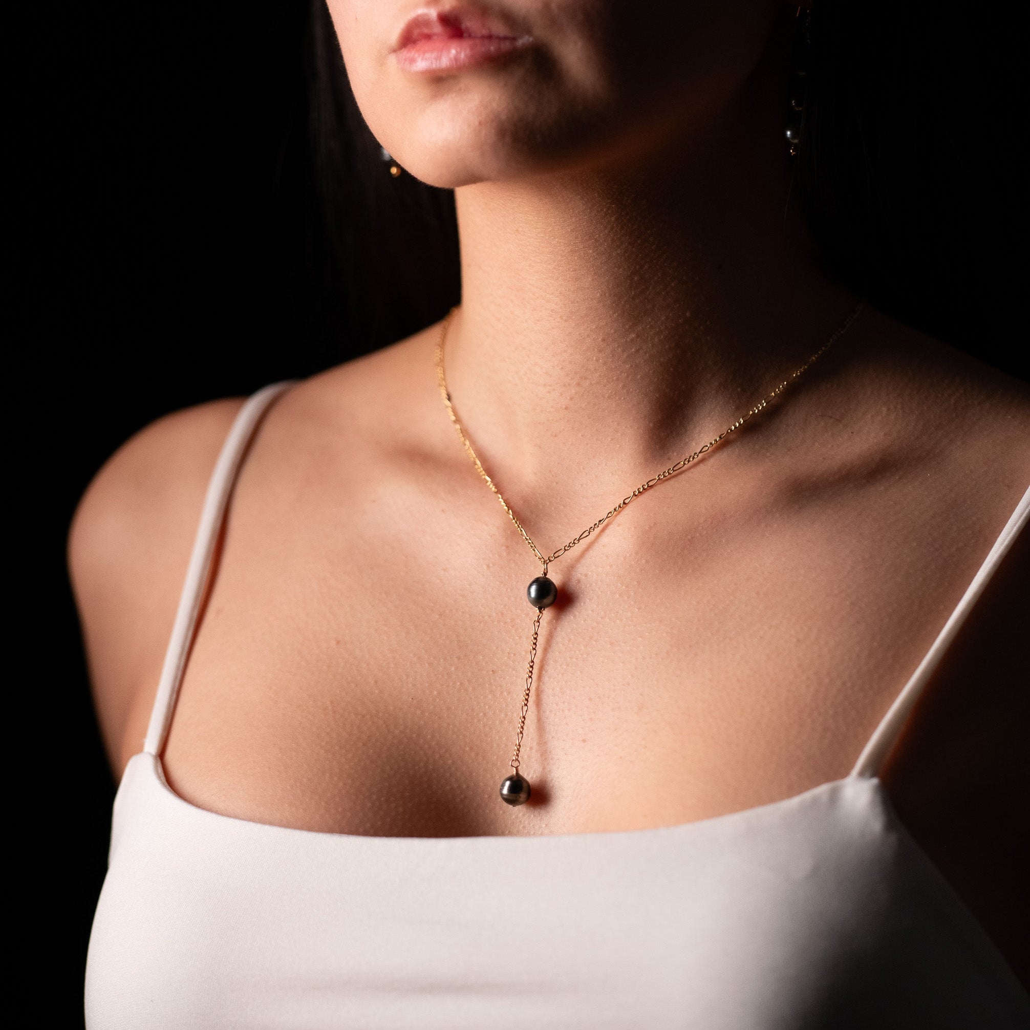 Moana Tahitian Pearl Drop Necklace